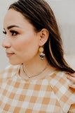 Gilly Dark Onyx Gemstone Circle Earring || Darleen Meier Jewelry