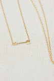 Tiny Gold Arrow Necklace