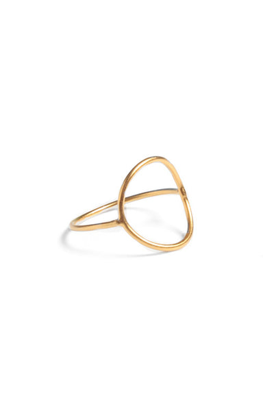 Gold Circle Ring
