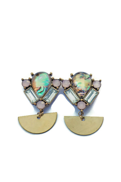 Warhol Art Deco crystal Earrings