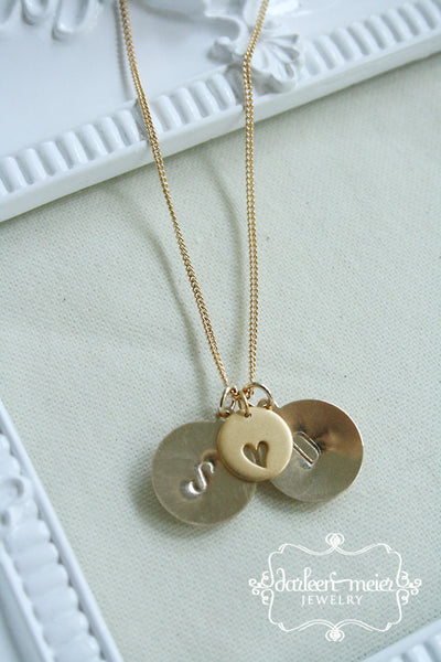 Hello Tiny Charm Necklace – Darleen Meier Jewelry