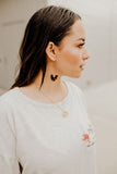 Tully Tortoise Long Hoop Earrings || Darleen Meier Jewelry