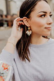 Ramona Leather Petal Earrings || Darleen Meier Jewelry