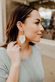 Stacia Raffia Long Crystal gemstone fan Earrings || Darleen Meier Jewelry