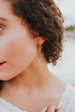 Long Twirl Chain Earrings
