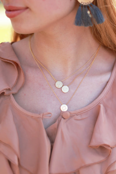 Tiny Charm Zodiac Constellation Necklace