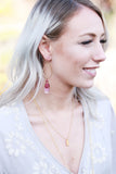 Ombre Tiered Tassel Earrings