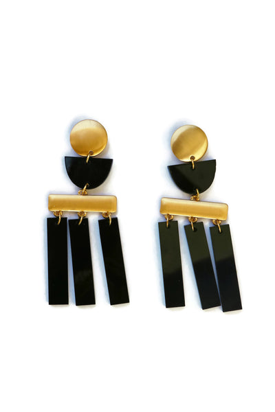 Ramona Acrylic Geometric Earrings