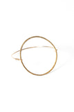 Large Circle Bracelet Gold