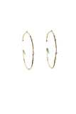 Crystal Point Hoops