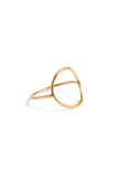 Gold Circle Ring | Darleen Meier Jewelry