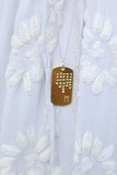 Personalized Dog Tag Gold Filled Necklace