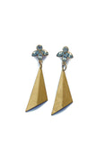 Barrett small crystal marquise post Earrings || Darleen Meier Jewelry