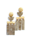 Ramona Acrylic Geometric Earrings || Darleen Meier Jewelry