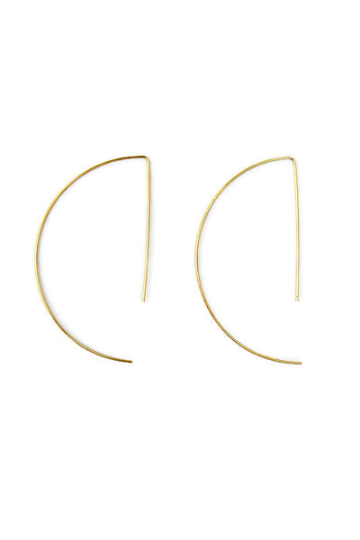Addison Half Hoop Gold Earring