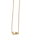 Hello Tiny Charm Necklace