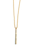 Long Bar Chain Necklace