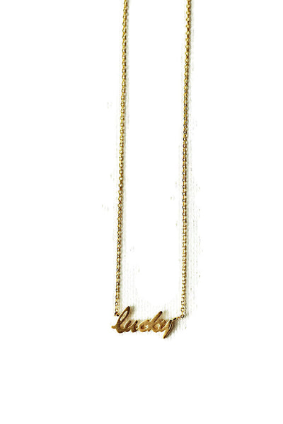 Lucky Tiny Charm Necklace