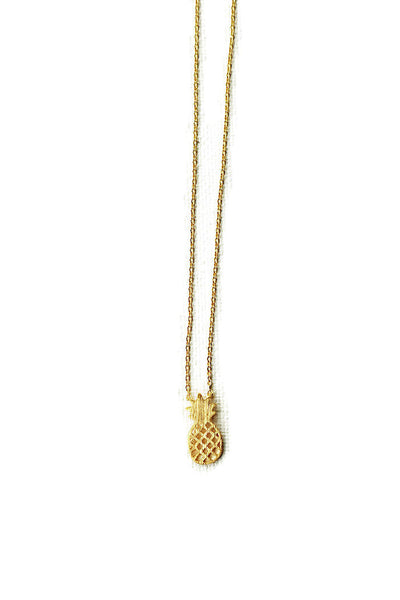 Pineapple Tiny Charm Necklace
