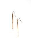 simple gold bar earrings | Darleen Meier Jewelry