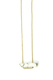 Rectangle White Howlite Necklace || Darleen Meier Jewelry