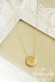 Initial Necklace - Gold Filled