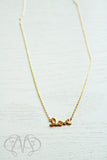 Love Script Necklace